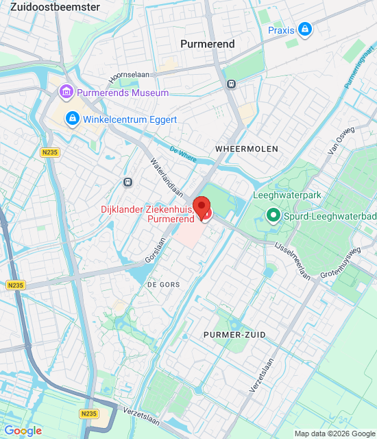 Google maps afbeelding voor 24-uurs Apotheek Waterland